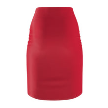 Load image into Gallery viewer, MENTALAIRE Women&#39;s Strawberry Red Pencil Skirt