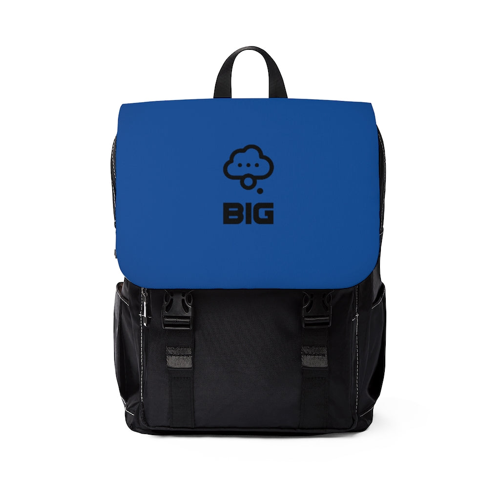 Think BIG Unisex BLUE Casual Shoulder Backpack