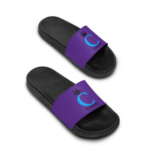 Load image into Gallery viewer, I C WORTH Women&#39;s Purple Slide Sandals