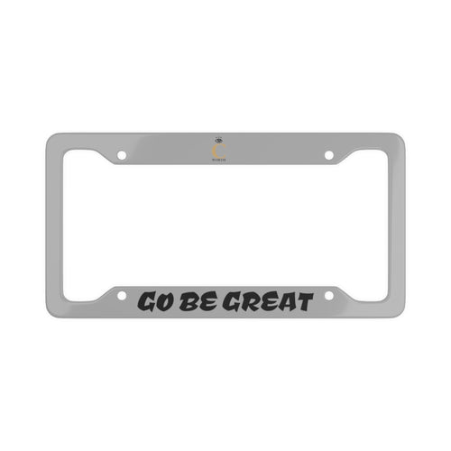 I C WORTH Light Grey License Plate Frame