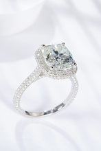 Load image into Gallery viewer, 6 Carat Moissanite Halo Ring