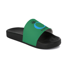 Load image into Gallery viewer, I C WORTH Women&#39;s Green Slide Sandals