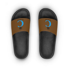 Load image into Gallery viewer, I C WORTH Women&#39;s Brown Slide Sandals
