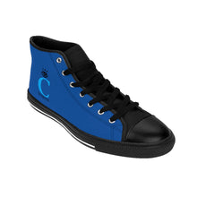 Load image into Gallery viewer, I C WORTH Women&#39;s Blue High-top Sneakers