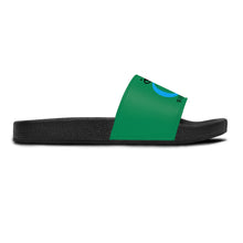 Load image into Gallery viewer, I C WORTH Women&#39;s Green Slide Sandals