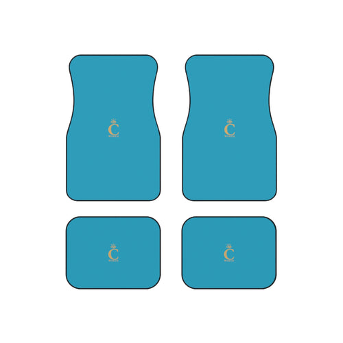 I C WORTH Turquoise Car Mats (Set of 4)