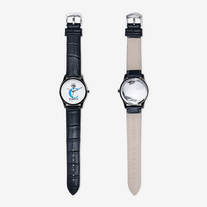 I C WORTH Classic Fashion Unisex Print Black Quartz Watch