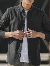 Load image into Gallery viewer, Men&#39;s Oxford Long Sleeve Casual Shirt