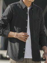 Load image into Gallery viewer, Men&#39;s Oxford Long Sleeve Casual Shirt