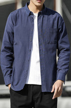 Load image into Gallery viewer, Men&#39;s Oxford Long Sleeve Casual Shirt