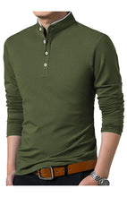 Load image into Gallery viewer, Solid Long Sleeve Large Men&#39;s T-Shirt