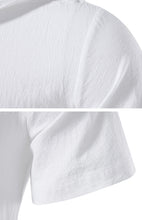 Load image into Gallery viewer, Men&#39;s Spring/Summer Fashion Solid Color Hooded Short Sleeve T-Shirt Top