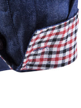 Load image into Gallery viewer, Men&#39;s Casual Shirt Pocket Patch Leather Long Sleeve Shirt Denim Shirt