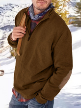 Load image into Gallery viewer, Men&#39;s Fashion Casual Half Zipper Loose Pullover Sweatshirt