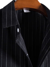 Load image into Gallery viewer, Men&#39;s Fashion Trend Casual Striped Short Sleeve Shirt