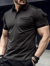 Load image into Gallery viewer, POLO Shirt Pocket Men&#39;s Muscle Sports Polo Shirt