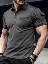 Load image into Gallery viewer, POLO Shirt Pocket Men&#39;s Muscle Sports Polo Shirt