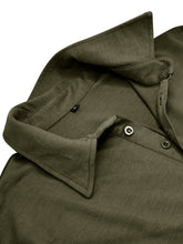 Load image into Gallery viewer, Men&#39;s Lapel Polo Solid Color Long Sleeve Polo Shirt