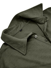 Load image into Gallery viewer, Men&#39;s Lapel Polo Solid Color Long Sleeve Polo Shirt