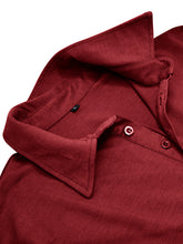 Load image into Gallery viewer, Men&#39;s Lapel Polo Solid Color Long Sleeve Polo Shirt