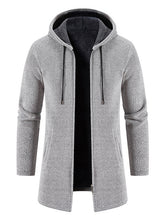 Load image into Gallery viewer, Men&#39;s casual  zipper hooded cardigan