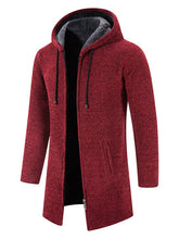 Load image into Gallery viewer, Men&#39;s casual  zipper hooded cardigan