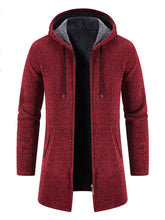 Load image into Gallery viewer, Men&#39;s casual  zipper hooded cardigan