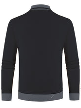 Load image into Gallery viewer, Men&#39;s new half turtleneck plus velvet slim long-sleeved sweater