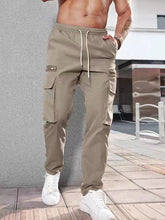 Load image into Gallery viewer, Men&#39;s new fashionable casual sports zipper decorative overalls