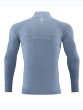 Load image into Gallery viewer, Men&#39;s long-sleeved quick-drying stand-up collar sports fitness top