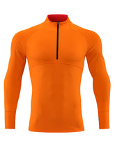Load image into Gallery viewer, Men&#39;s long-sleeved quick-drying stand-up collar sports fitness top