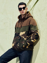 Load image into Gallery viewer, Men&#39;s casual color block and contrast fashion hooded sweatshirt