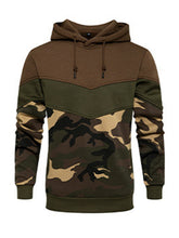 Load image into Gallery viewer, Men&#39;s casual color block and contrast fashion hooded sweatshirt