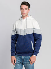 Load image into Gallery viewer, Men&#39;s casual color block and contrast fashion hooded sweatshirt