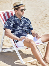 Load image into Gallery viewer, Summer new seaside casual Hawaiian short-sleeved shirt