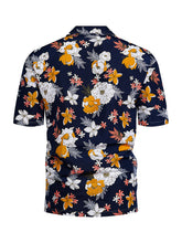 Load image into Gallery viewer, Summer new seaside casual Hawaiian short-sleeved shirt