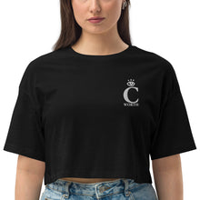 Load image into Gallery viewer, I C WORTH Loose drop shoulder crop top