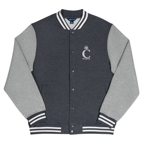 I C WORTH Men's Letterman Jacket