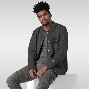 Think BIG Embroidered Champion Bomber Jacket
