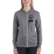 Load image into Gallery viewer, Think BIG Unisex zip hoodie