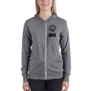 Think BIG Unisex zip hoodie