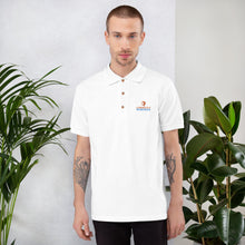 Load image into Gallery viewer, CORNELIUS WORTHAM Orange Lion Polo Shirt