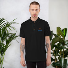 Load image into Gallery viewer, CORNELIUS WORTHAM Orange Lion Polo Shirt