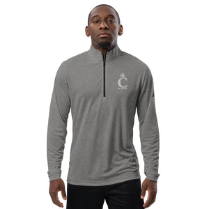 I C WORTH Quarter zip pullover