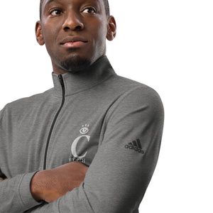 I C WORTH Quarter zip pullover
