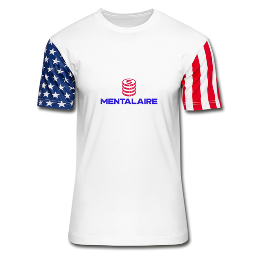 MENTALAIRE Stars & Stripes T-Shirt - white