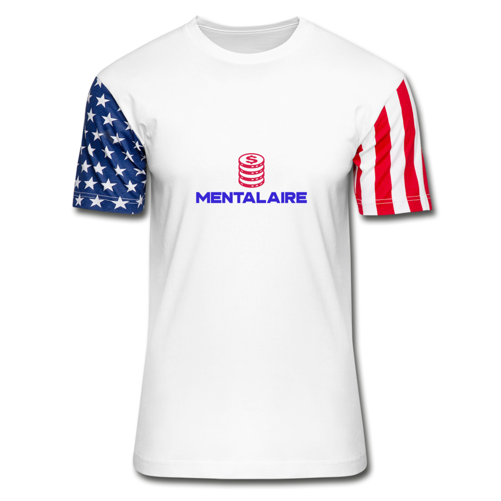 MENTALAIRE Stars & Stripes T-Shirt - white