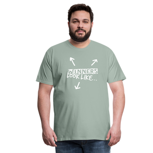 Men's Premium T-Shirt - steel green