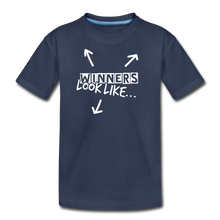 Load image into Gallery viewer, The Winning Look Kids&#39; Premium T-Shirt - navy
