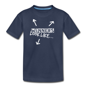 The Winning Look Kids' Premium T-Shirt - navy